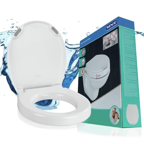 Wenko WC-Sitz Secura Comfort mit 200 kg Tragkraft und leichtem Zugang