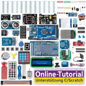Arduino Starter Kit Sunfounder Project mit 73 Tutorials und Komponenten