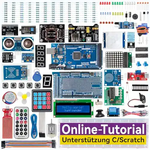 Arduino Starter Kit Sunfounder Project mit 73 Tutorials und Komponenten