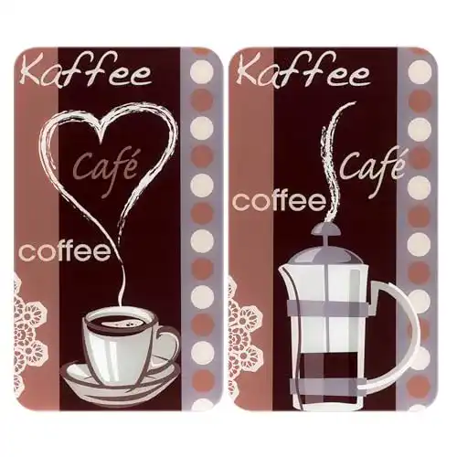 Herdabdeckplatten Maximex Kaffeeduft 2er Set für Herde