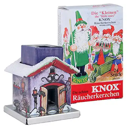 Knox Räucherhaus The Little One aus Metall mit 24 Räucherkerzen