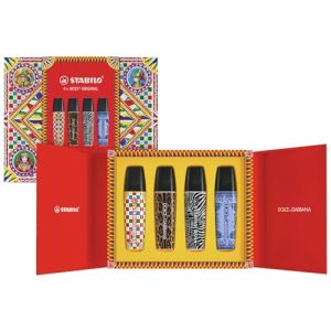 Textmarker Stabilo Boss Original x Dolce&Gabbana 4er Set