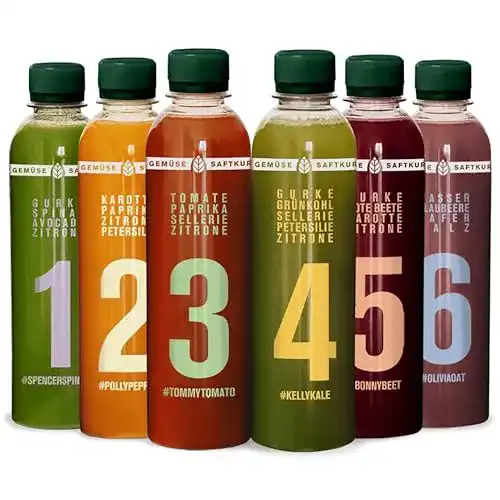 5-Tage Gemüse Saftkur von Kale&Me – 30 Flaschen à 320 ml