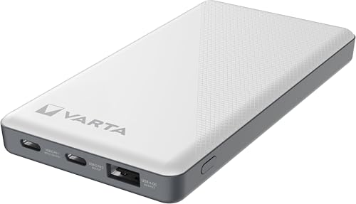 Varta Powerbank 10.000 mAh mit 4 Anschlüssen für Smartphones und Tablets
