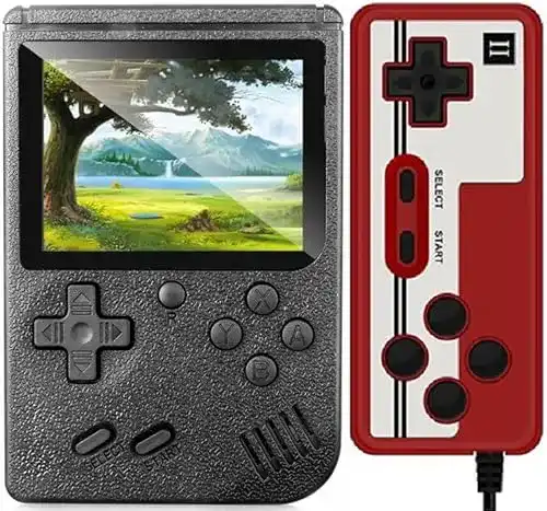 Retoo Retro Mini Handheld Spielkonsole mit 400 Spielen