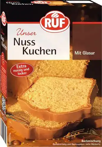 Ruf Nusskuchen Backmischung 520g für einfache Zubereitung
