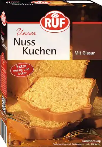 Ruf Nusskuchen Backmischung 520g für einfache Zubereitung