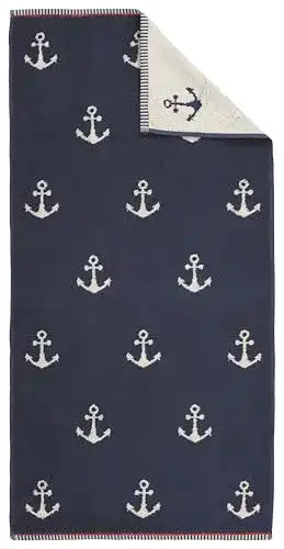 Dyckhoff Handtuch Maritim Nautic 50 x 100 cm aus 100% Baumwolle