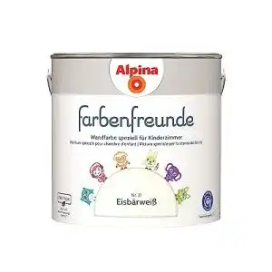 Alpina Farbenfreunde Nr. 21 Eisbärweiß Kinderzimmer Wandfarbe