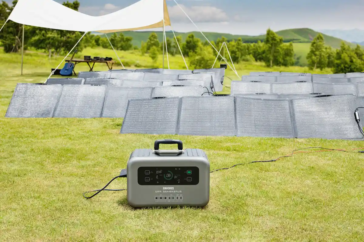 Powerstation mit Solarpanel - Powerstation mit Solarpanel 2