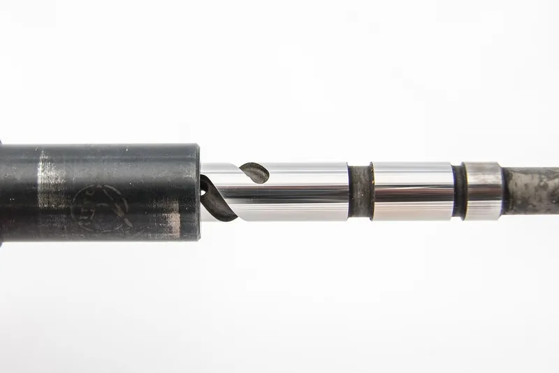 Detailaufnahme des Ansaugmechanismus einer Flachsaugerpumpe