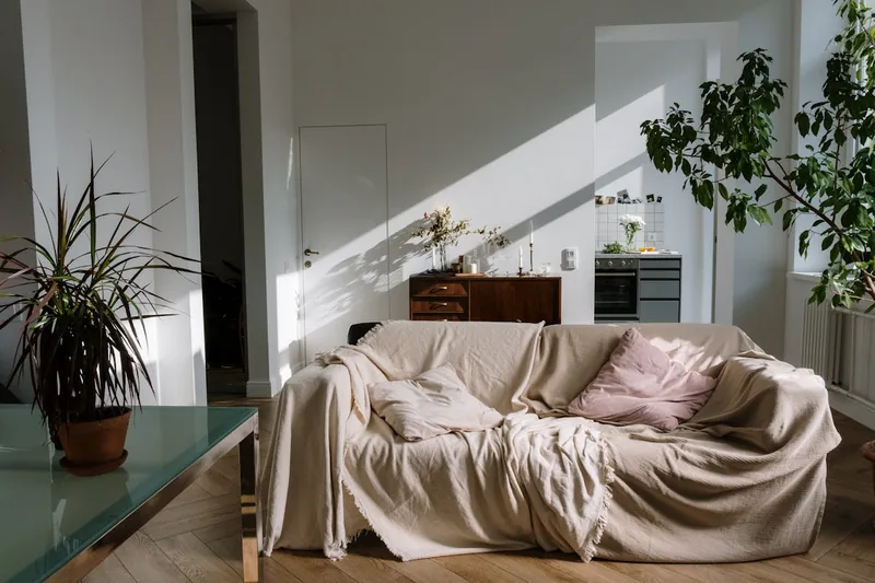 Wohnzimmer mit angenehmem Raumklima