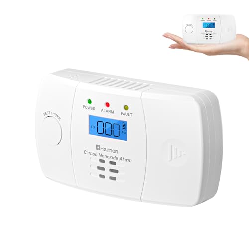 Kohlenmonoxidmelder Heiman HM-722ESY-G mit LCD und EN 50291