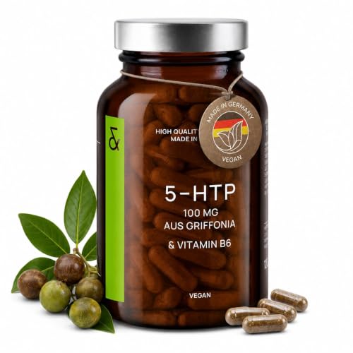 5-HTP CLAV hochdosiert mit aktivem Vitamin B6, 120 vegane Kapseln