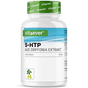 5-HTP Vit4ever 100 mg aus 333 mg Griffonia-Extrakt, 180 Kapseln