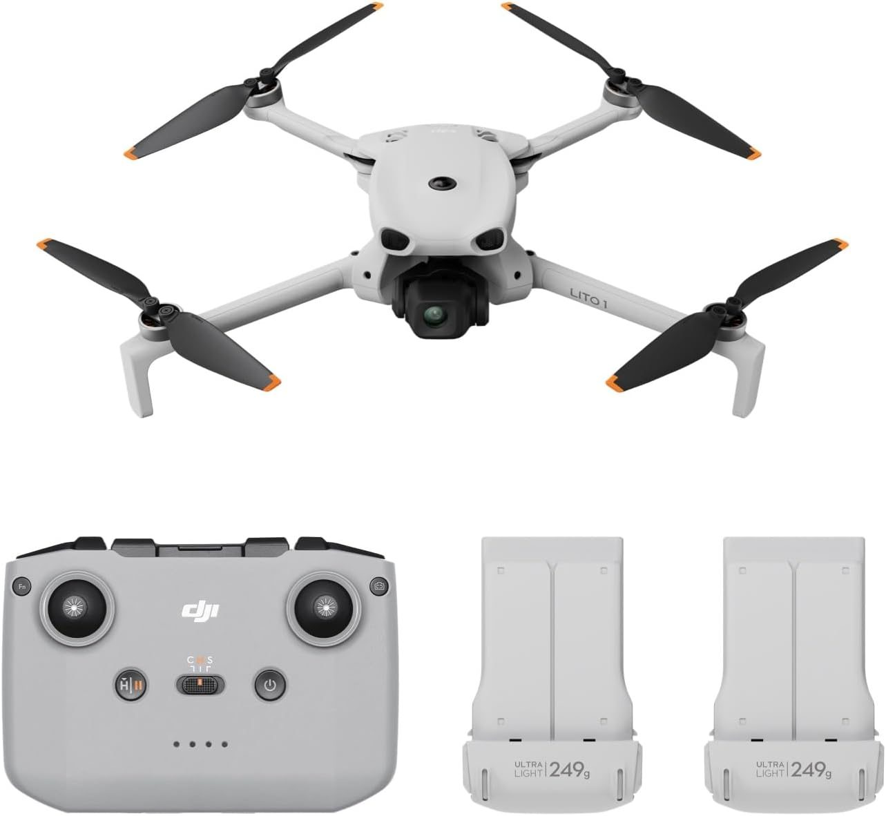 Drohne mit Kamera DJI Lito 1 Combo mit 2 Akkus und DJI RC-N3