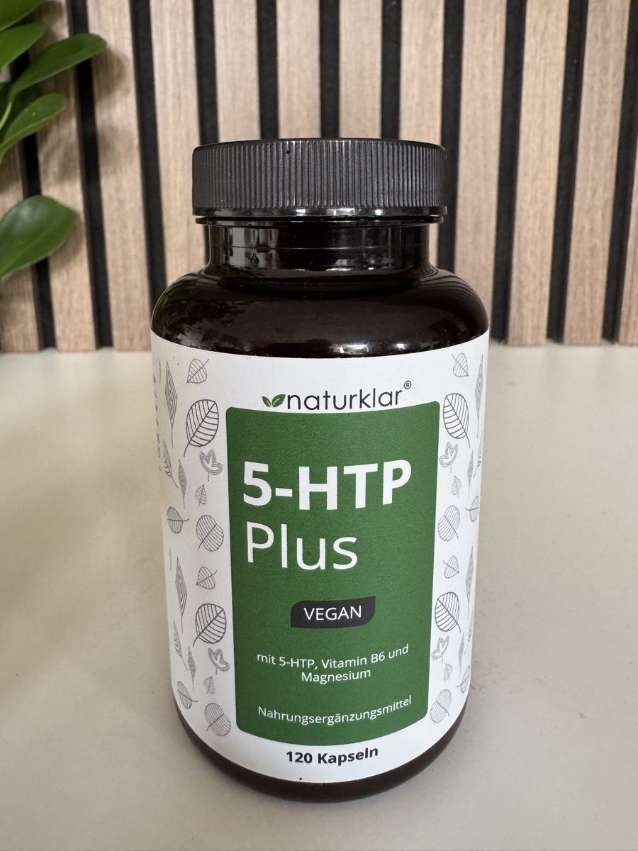 Naturklar 5-HTP Plus Kapseln als Testmuster in der Redaktion von test-vergleiche.com