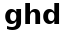 GHD DE